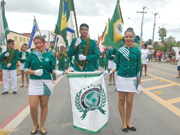 Desfile em homenagem ao Dia da Independência, em Messejana