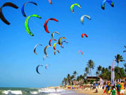 Cumbuco, praia da Costa Sol Poente do Ceará